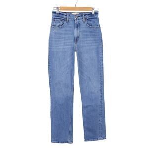 Abercrombie & Fitch Ultra High Rise 90's Straight Denim Jean Size 25